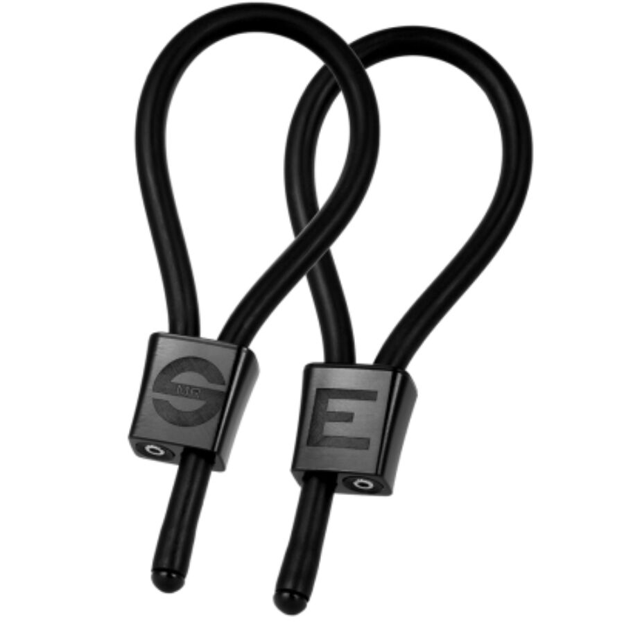 ELECTRASTIM - PRESTIGE ELECTRA LOOPS Verstellbare Penisringe, Schwarz