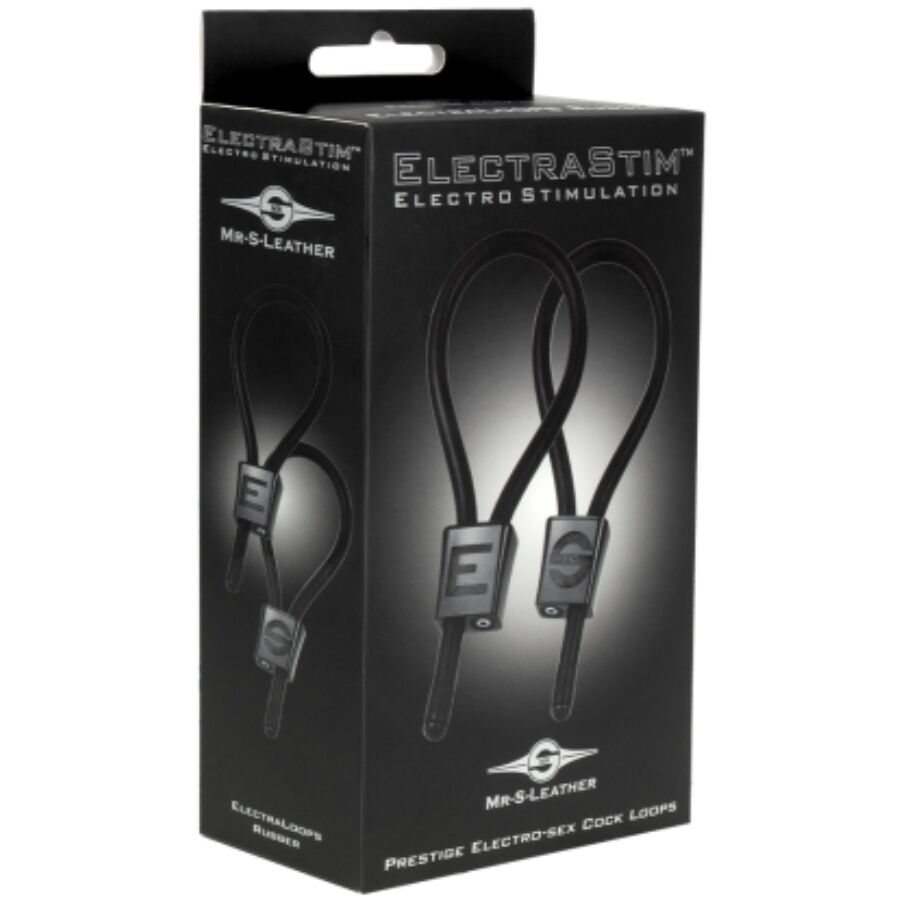 ELECTRASTIM - PRESTIGE ELECTRA LOOPS Verstellbare Penisringe, Schwarz