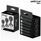 ADDICTED TOYS - LOT DE 3 PLUG ANAL AVEC BIJOU