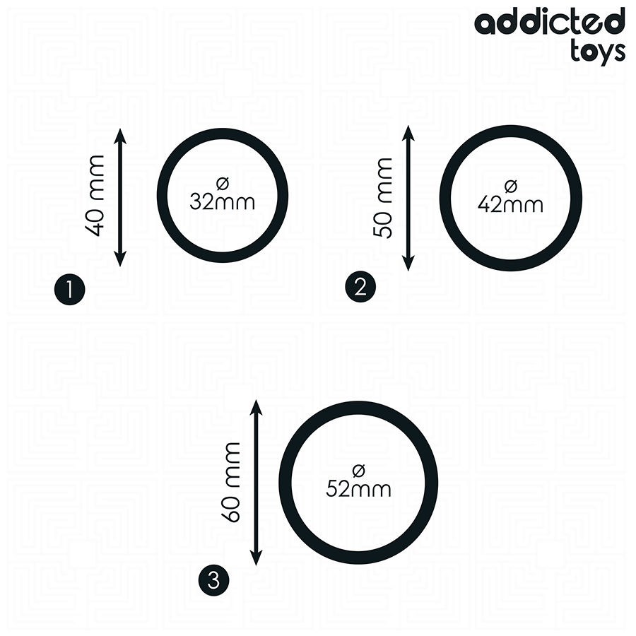 ADDICTED TOYS - SILIKONRING-SET MODELL 2