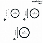 ADDICTED TOYS - SILIKONRING-SET MODELL 2