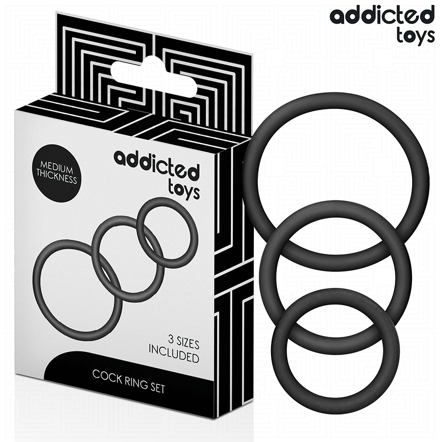 ADDICTED TOYS - SILIKONRING-SET MODELL 2