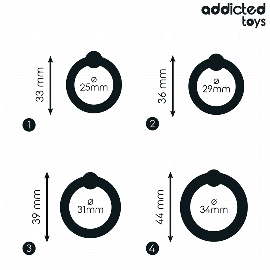 ADDICTED TOYS - DRUCKÖSEN-SET AUS SILIKON