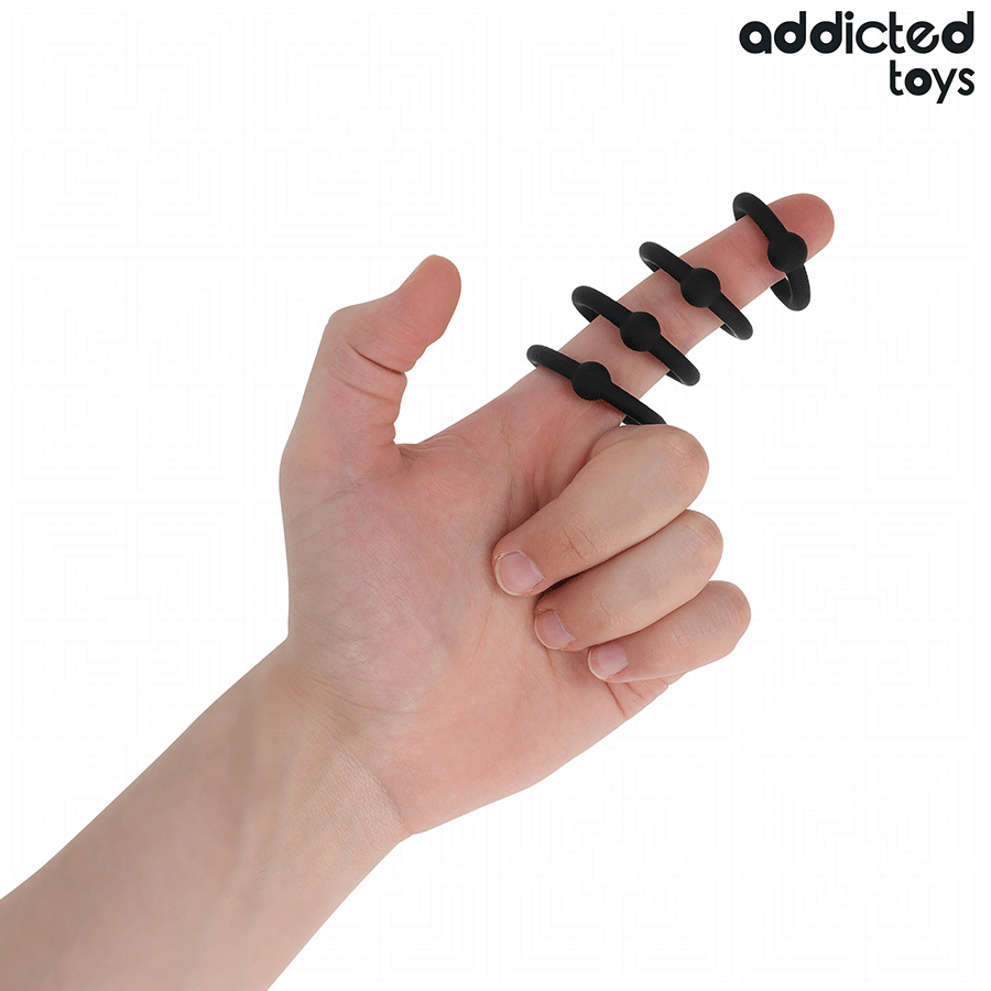 ADDICTED TOYS - DRUCKÖSEN-SET AUS SILIKON