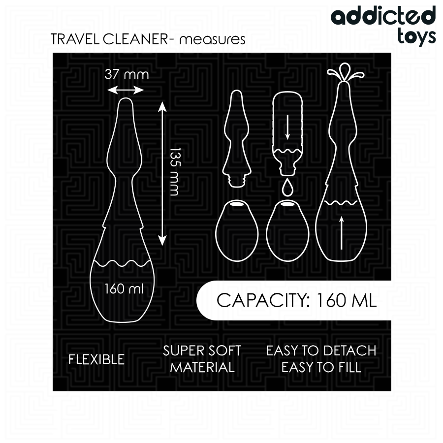 ADDICTED TOYS - NETTOYEUR DE VOYAGE MODÈLE 1