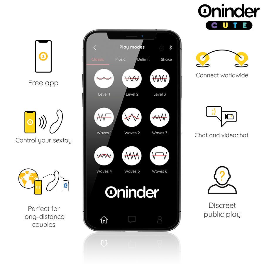 ONINDER CUTE - LOVE BUDDY MASTER G-PUNKT-VIBRATOR - KOSTENLOSE GLOBALE APP