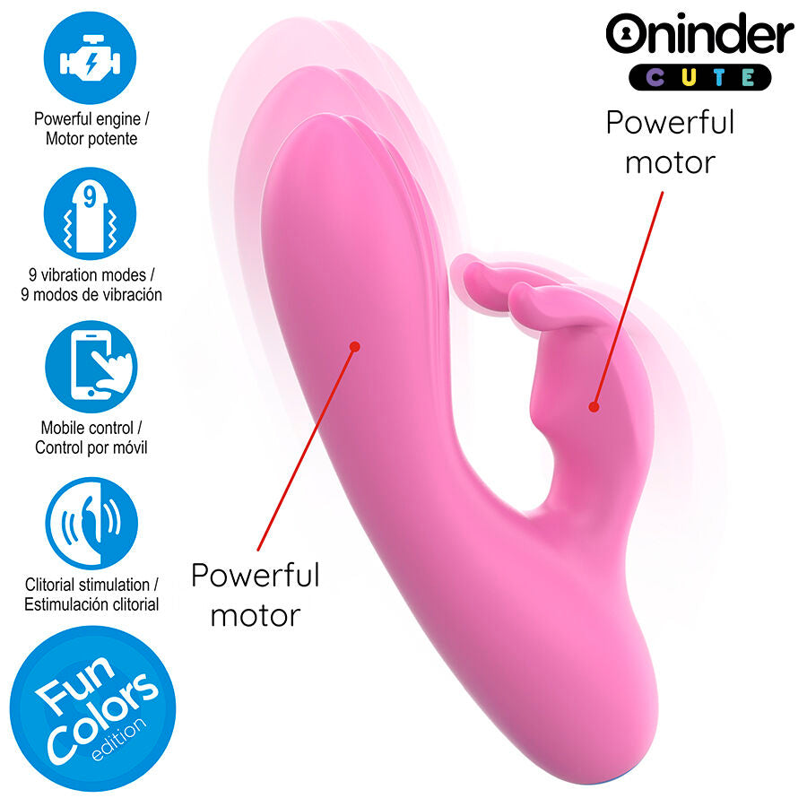 ONINDER CUTE - LOVE BUNNY G-PUNKT-KLITORIS-VIBRATOR - WELTWEITE KOSTENLOSE APP