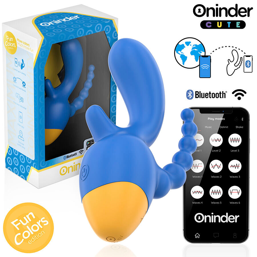 ONINDER CUTE - LOVE 3 SOME TRIPLE VIBRATOR - KOSTENLOSE WELTWEITE APP