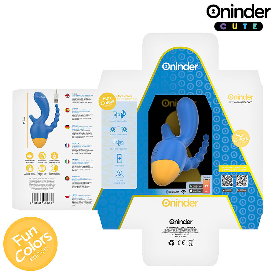ONINDER CUTE - LOVE 3 SOME TRIPLE VIBRATOR - KOSTENLOSE WELTWEITE APP