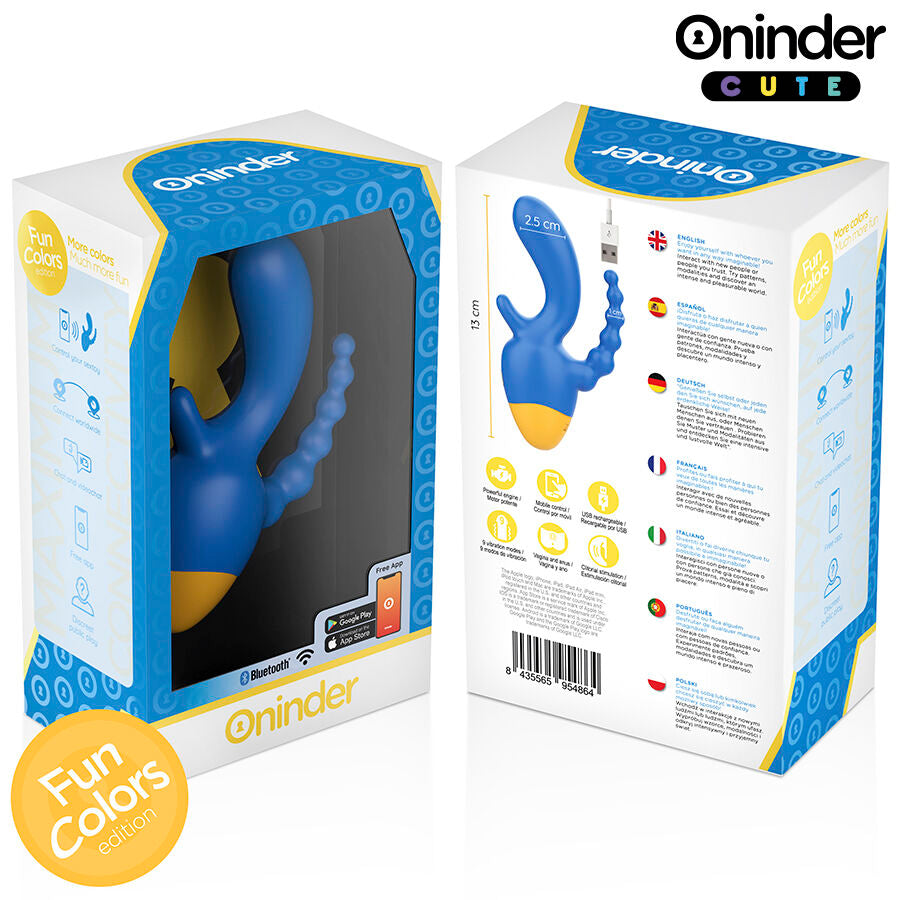 ONINDER CUTE - LOVE 3 SOME TRIPLE VIBRATOR - KOSTENLOSE WELTWEITE APP