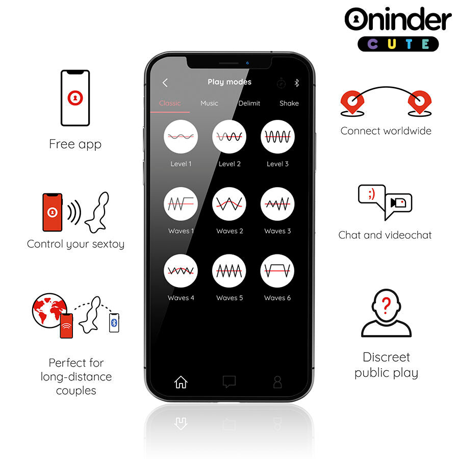 ONINDER CUTE - VIBRIERENDER ANADILATATOR LOVE BUTT - KOSTENLOSE WELTWEITE APP