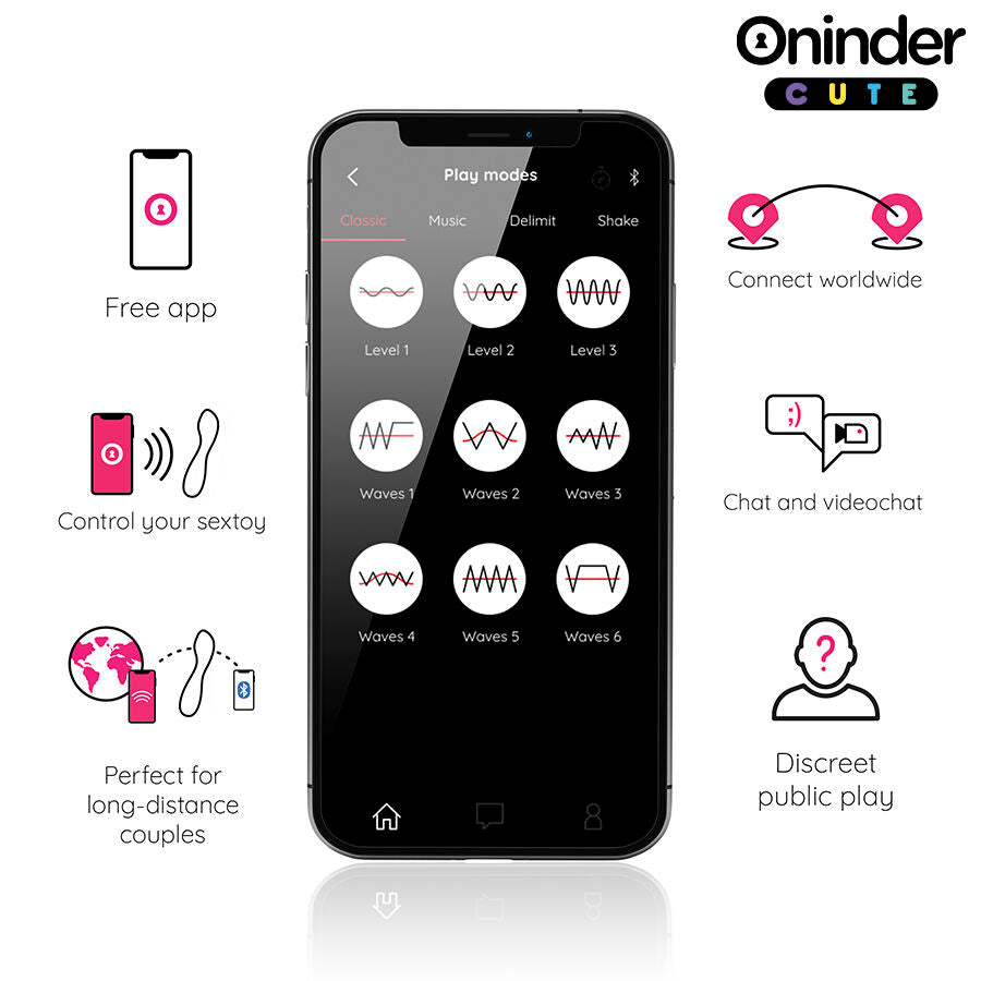 ONINDER CUTE - LOVE BUDDY MASTER G-PUNKT-VIBRATOR - KOSTENLOSE GLOBALE APP