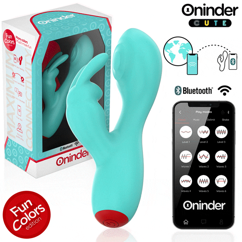 ONINDER CUTE - LOVE BUNNY G-SPOT KLITORIS-VIBRATOR - KOSTENLOSE WELTWEITE APP