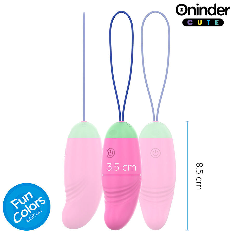 ONINDER CUTE - 360° VIBRIERENDES DREHEI AUS SILIKON - WELTWEIT KOSTENLOSE APP