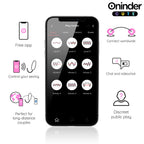 ONINDER CUTE - 360° VIBRIERENDES DREHEI AUS SILIKON - WELTWEIT KOSTENLOSE APP