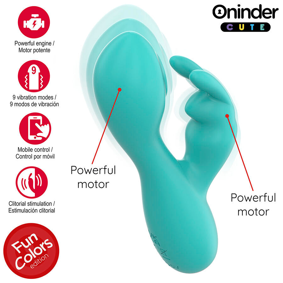 ONINDER CUTE - LOVE BUNNY G-SPOT KLITORIS-VIBRATOR - KOSTENLOSE WELTWEITE APP