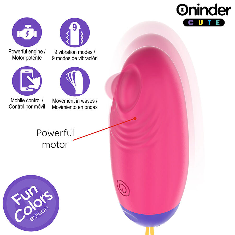 ONINDER CUTE - VIBRATIONS- UND LIEBESWELLEN-SILIKONEI - WELTWEITE KOSTENLOSE APP