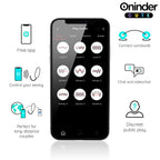 ONINDER CUTE - VIBRIERENDES DREHEI AUS SILIKON MIT EDELSTEIN - WELTWEITE KOSTENLOSE APP