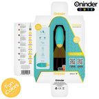 ONINDER CUTE - VIBRIERENDES DREHEI AUS SILIKON MIT EDELSTEIN - WELTWEITE KOSTENLOSE APP