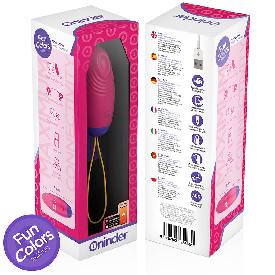ONINDER CUTE - VIBRATIONS- UND LIEBESWELLEN-SILIKONEI - WELTWEITE KOSTENLOSE APP