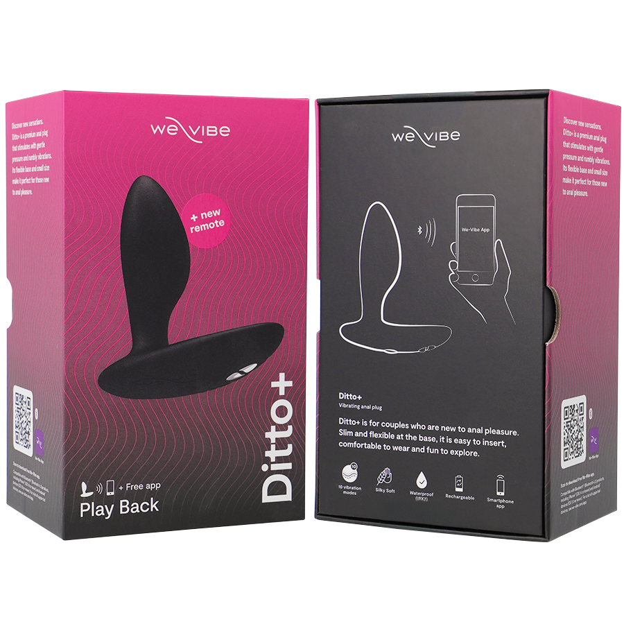 WE-VIBE - PROSTATAMASSAGER VECTOR+ SCHWARZ