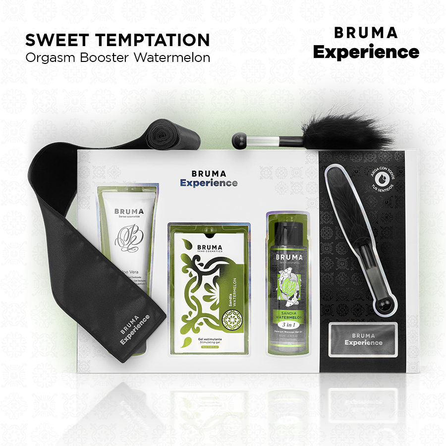 BRUMA XPERIENCE – KIT „SÜSSE WASSERMELONEN-VERSUCHUNG“ MIT ORGASMUSVERSTÄRKER