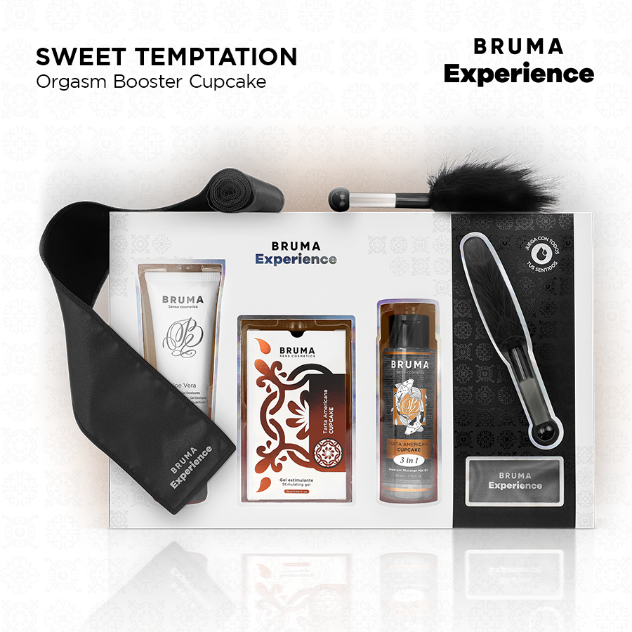 BRUMA XPERIENCE – KIT ZUR VERFÜHRUNG MIT SÜSSER AMERIKANISCHER TARTE UND ORGASMUSVERSTÄRKER