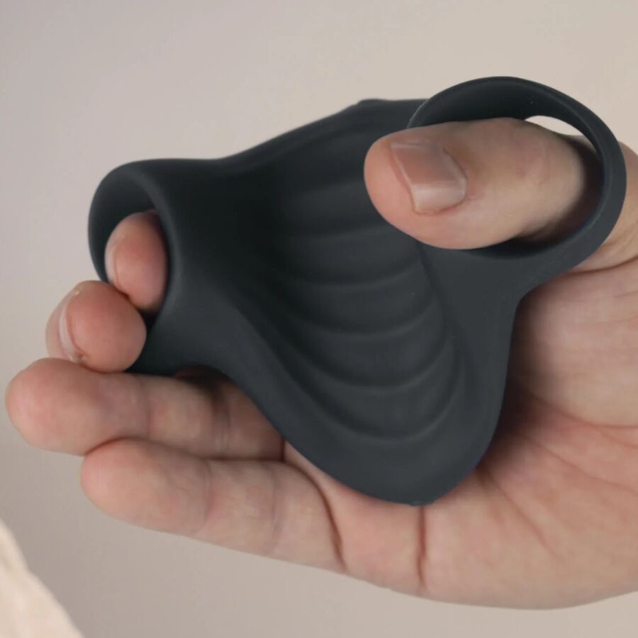 ROCKS-OFF - PALM NOIR FLEXIBLER VIBRATOR MASTURBATOR