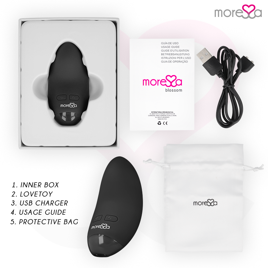 MORESSA - BLOSSOM VIBRATOR SCHWARZ