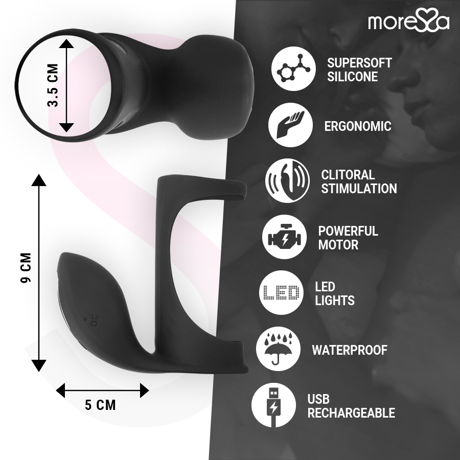 MORESSA - BRANDON VIBRATORRING MIT KAPPE