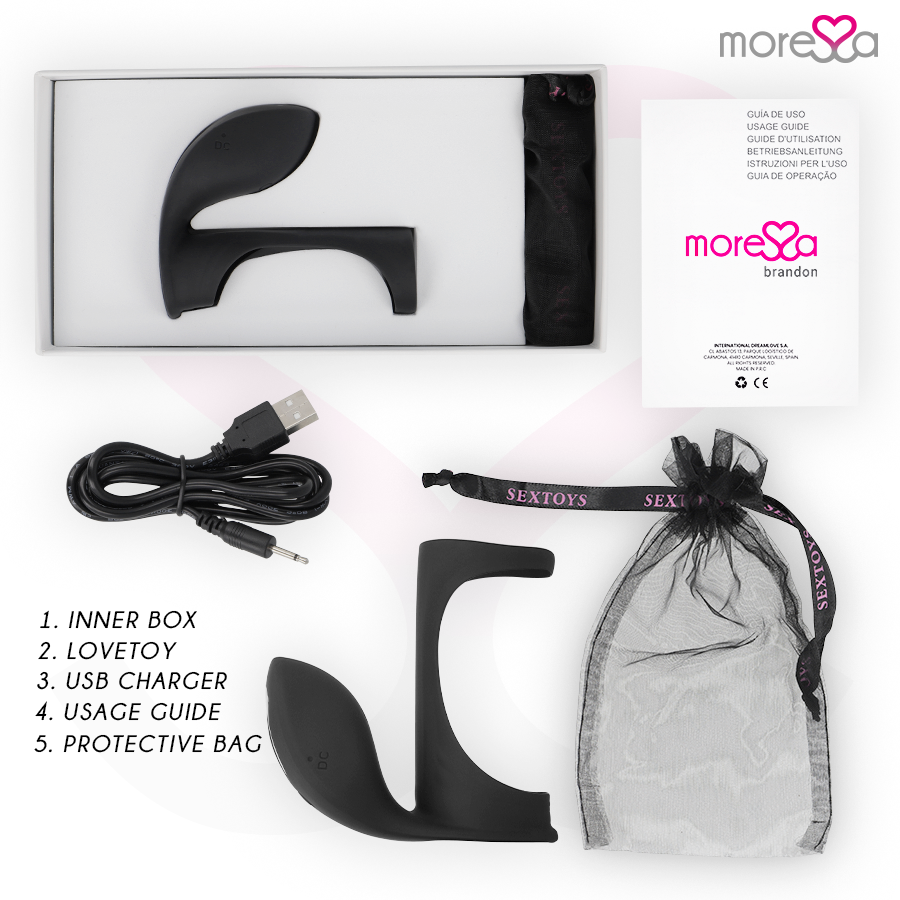 MORESSA - BRANDON VIBRATORRING MIT KAPPE