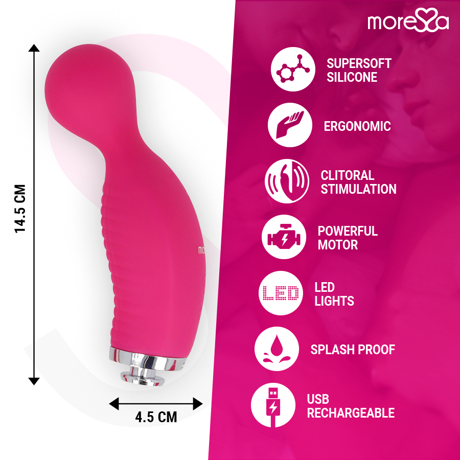 MORESSA - KIRK RECHARGEABLE EN SILICONE PREMIUM