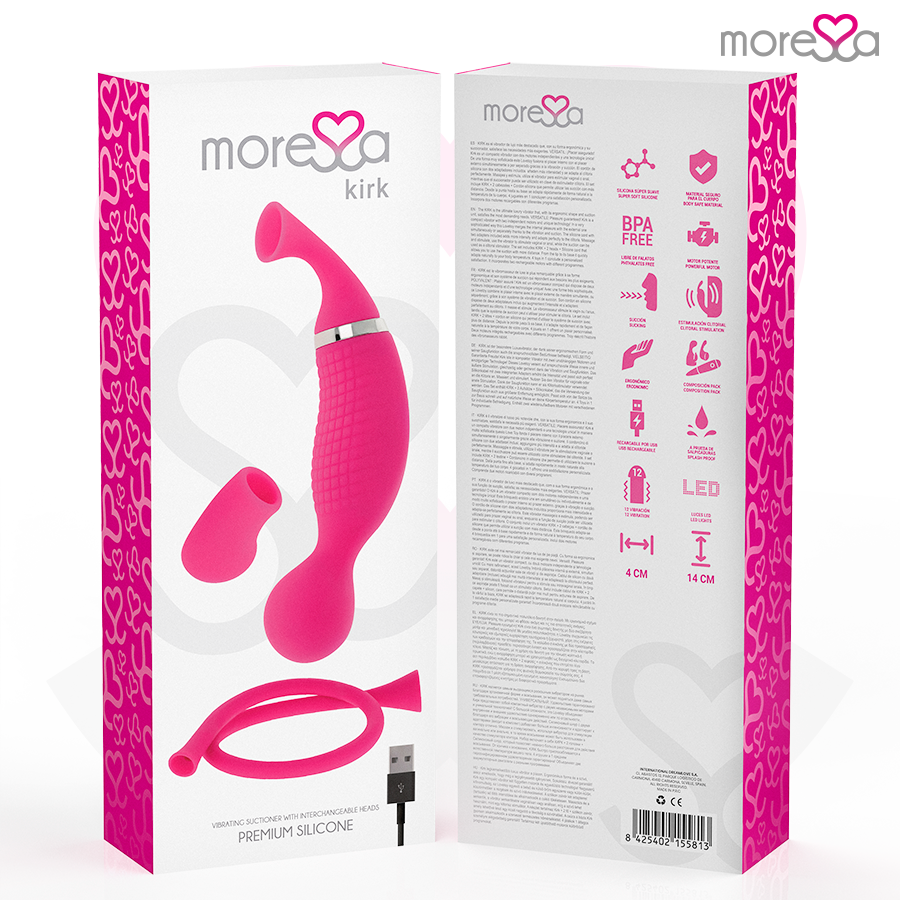 MORESSA - KIRK RECHARGEABLE EN SILICONE PREMIUM