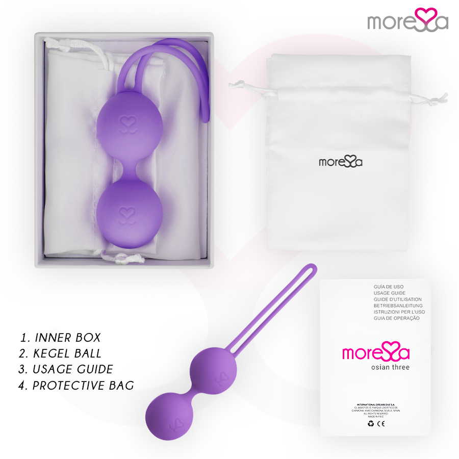 MORESSA - OSIAN DREI SILIKON LILA PREMIUM