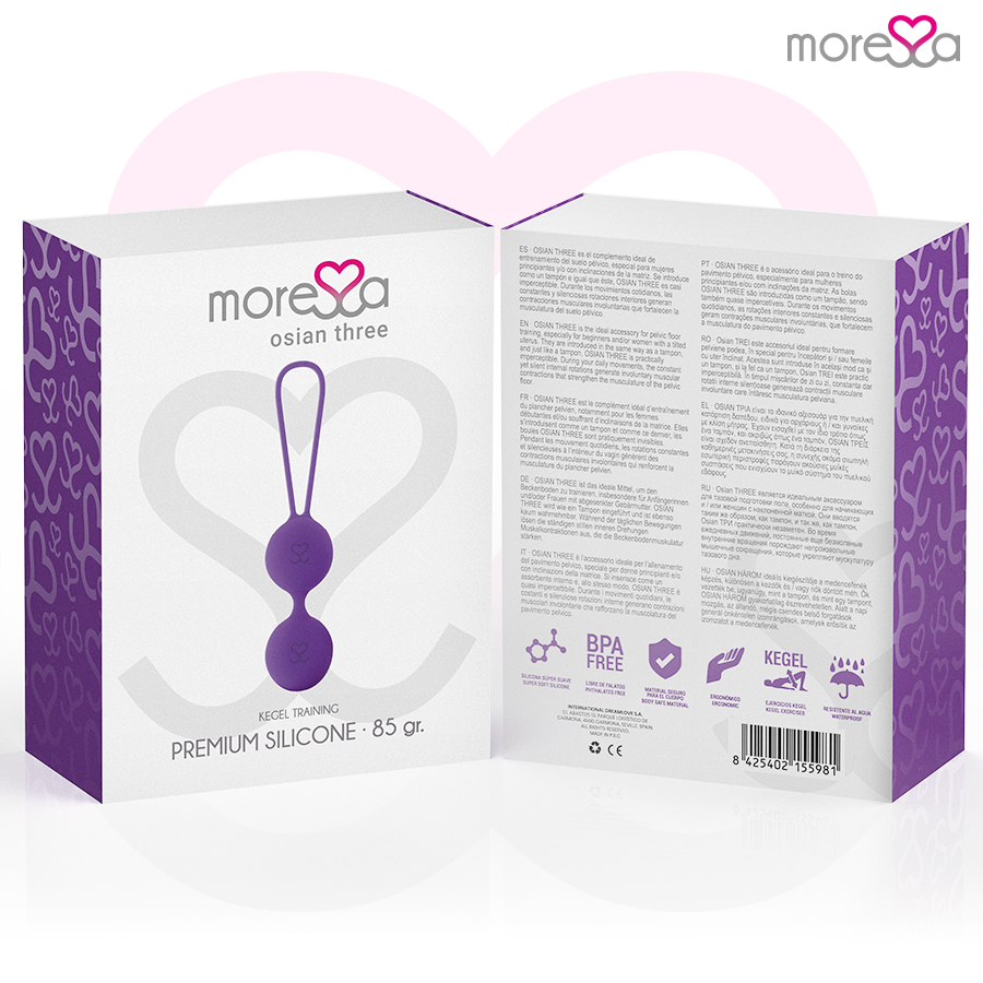 MORESSA - OSIAN DREI SILIKON LILA PREMIUM