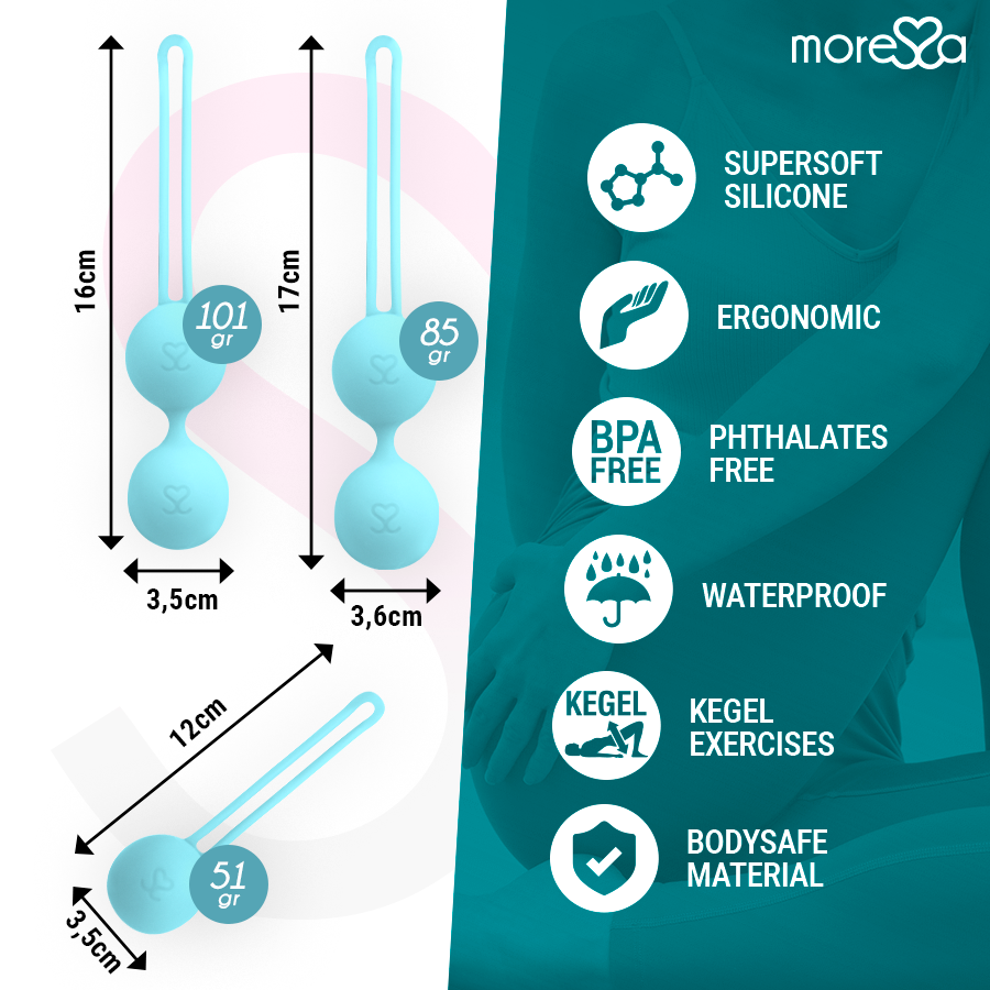MORESSA - ENSEMBLE OSIAN SILIKON TÜRKIS PREMIUM