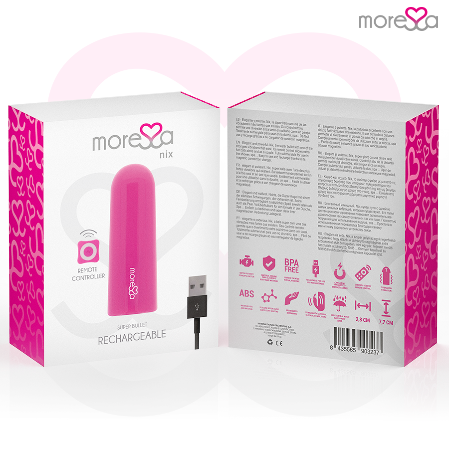 MORESSA - NIX FERNGESTEUERTER VIBRATOR ROSE