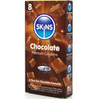 SKINS - PACK DE 8 PRÉSERVATIFS PREMIUM CHOCOLAT