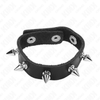 KINK - PENISRING AUS LEDER MIT SPITZEN 21,5 X 1,6 CM