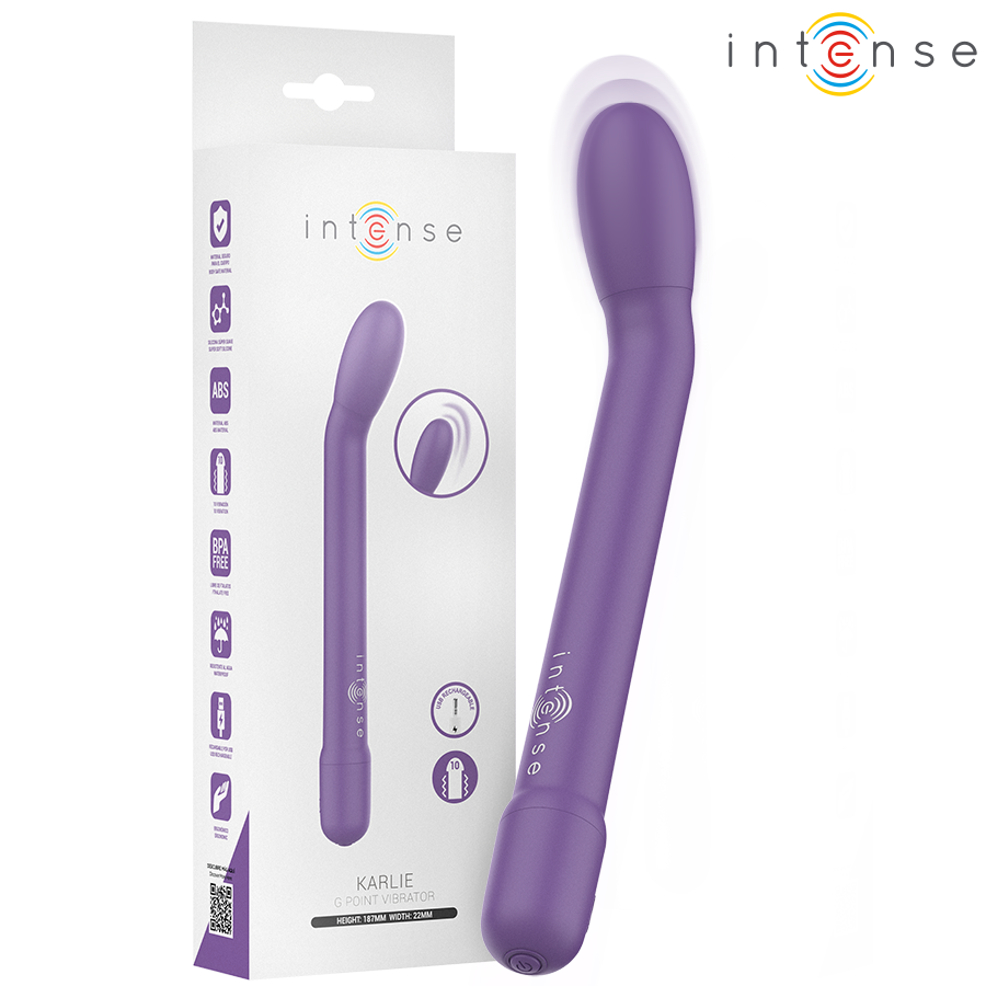 INTENSE - STIMULATEUR DE POINT G RECHARGEABLE KARLIE VIOLET