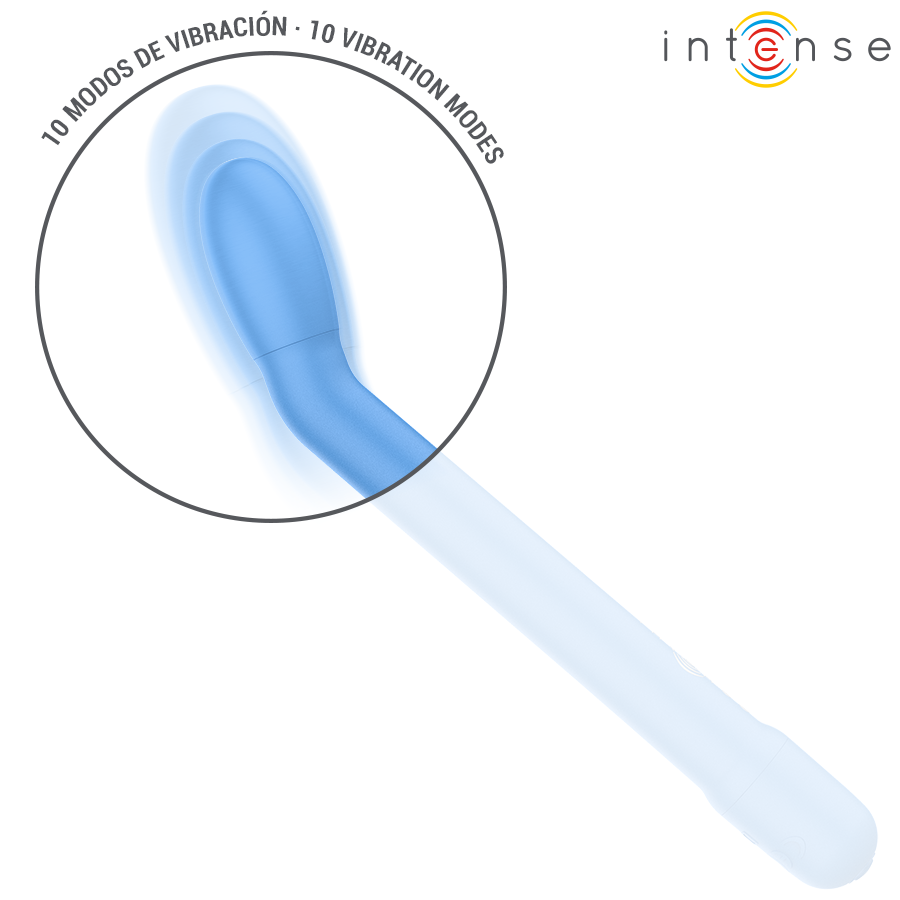 INTENSE - STIMULATEUR DE POINT G RECHARGEABLE KARLIE BLEU