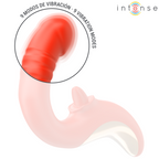 INTENSE - U-FÖRMIGER VIBRATOR UND STIMULATOR PAULINA ROT