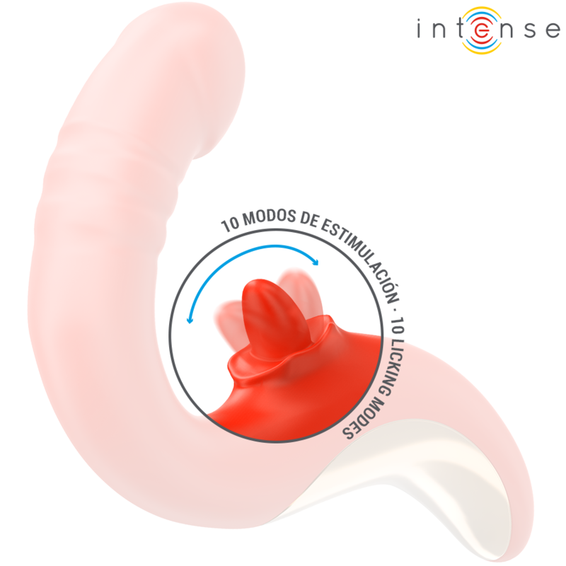 INTENSE - U-FÖRMIGER VIBRATOR UND STIMULATOR PAULINA ROT