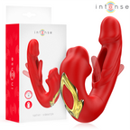INTENSE - NATHY DOPPELVIBRATOR MIT STIMULIERENDEM UND MULTIFUNKTIONALEM MUND ROT
