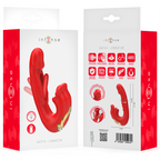 INTENSE - NATHY DOPPELVIBRATOR MIT STIMULIERENDEM UND MULTIFUNKTIONALEM MUND ROT