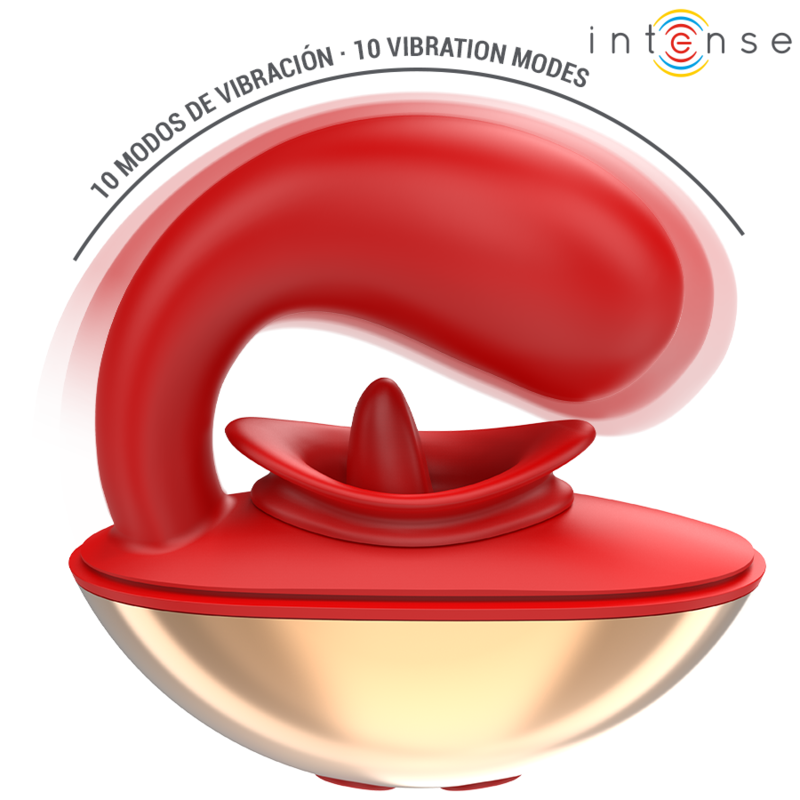 INTENSIV – U-FÖRMIGER VIBRATOR & STIMULATOR MARIAH 10 VIBRATIONEN ROT