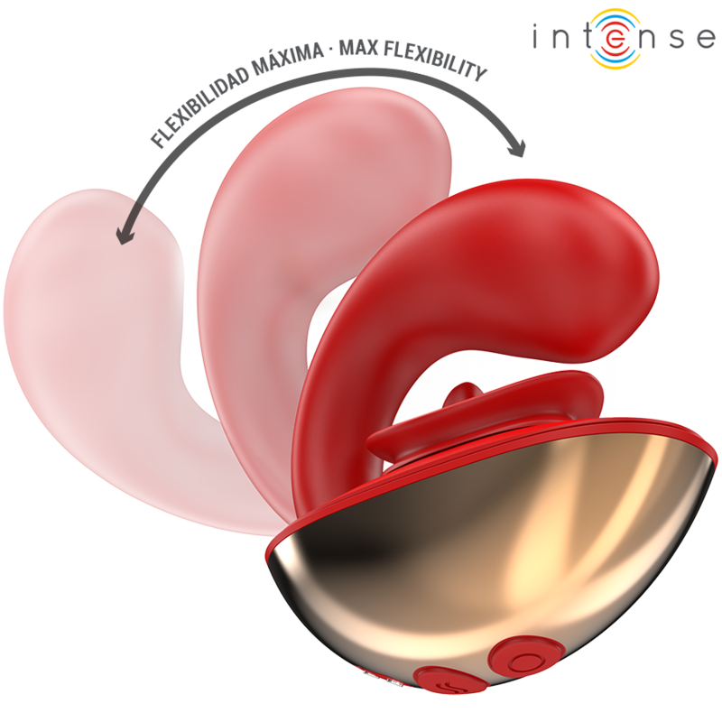INTENSIV – U-FÖRMIGER VIBRATOR & STIMULATOR MARIAH 10 VIBRATIONEN ROT