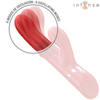 INTENSE - LELE MULTIFUNKTIONS-VIBRATOR ROTIEREND & OSZILLIEREND & STIMULIEREND ROT