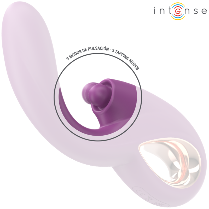 INTENSE - LALI MULTIFUNKTIONALE G-PUNKT MASSAGE GERÄT MIT TAPPING, THRUST UND VIBRATION VIOLETT
