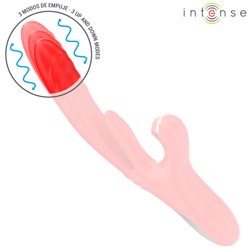 INTENSIV - KAROL MULTIFUNKTIONSVIBRATOR DRÜCKENDE & STIMULIERENDE & PULSIERENDE WELLEN ROT